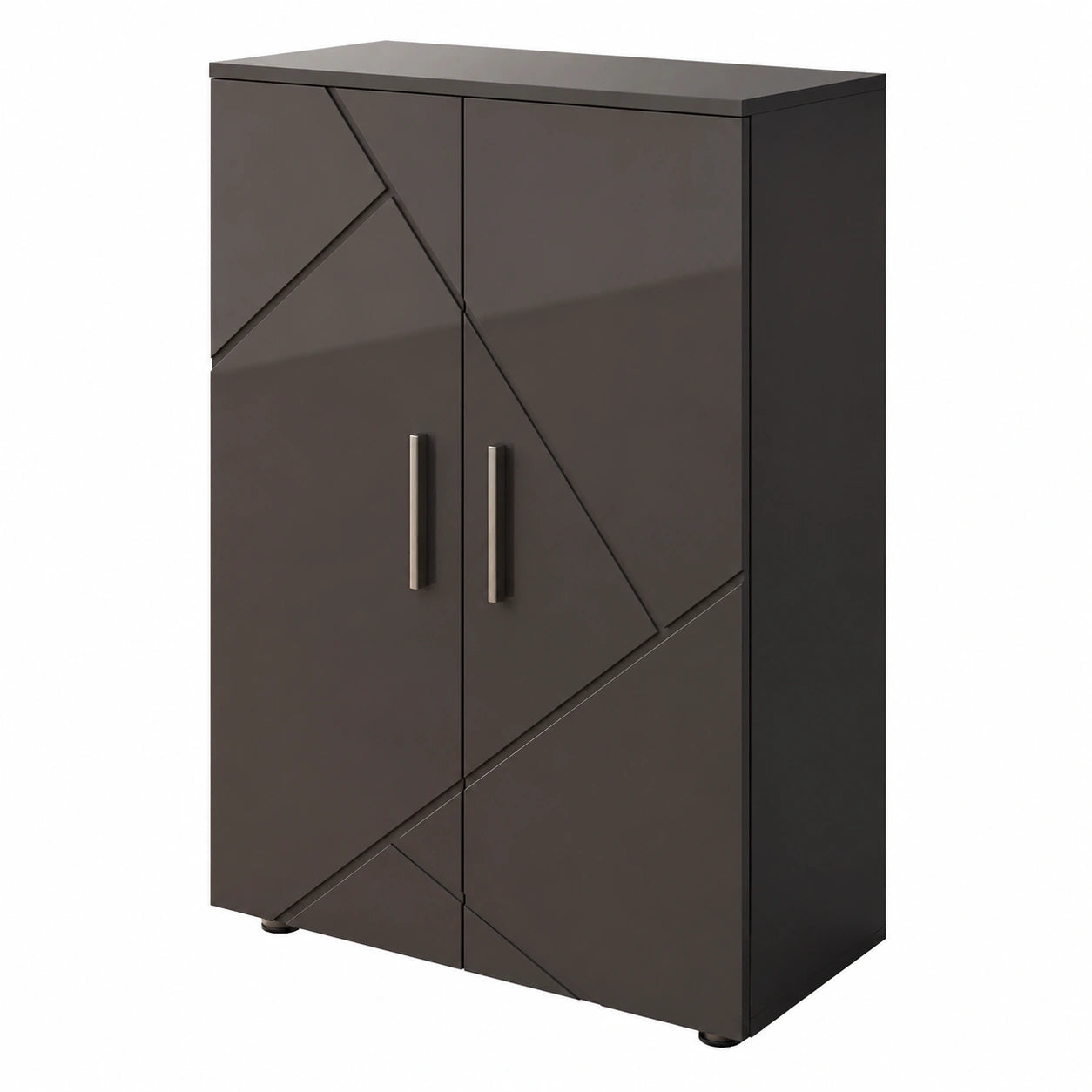 Ensemble de meubles de salle de bain, coloris anthracite, 60 x 81 cm, pour la salle de bain