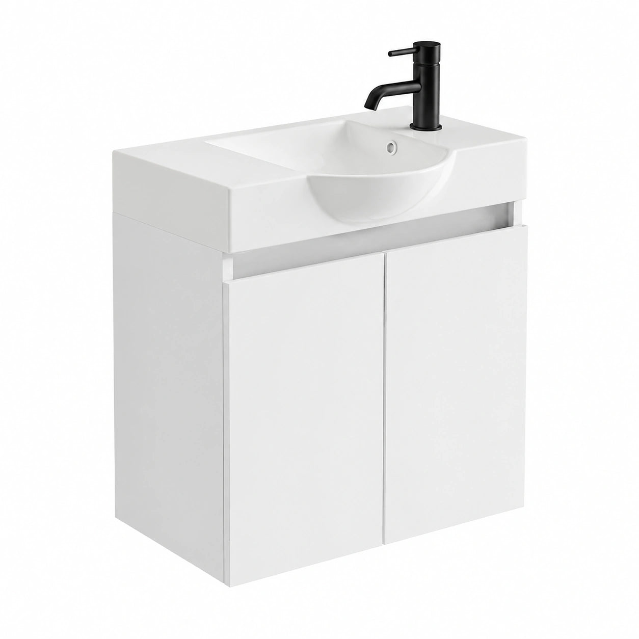 Ensemble de meubles de salle de bain, coloris blanc, pour la salle de bain