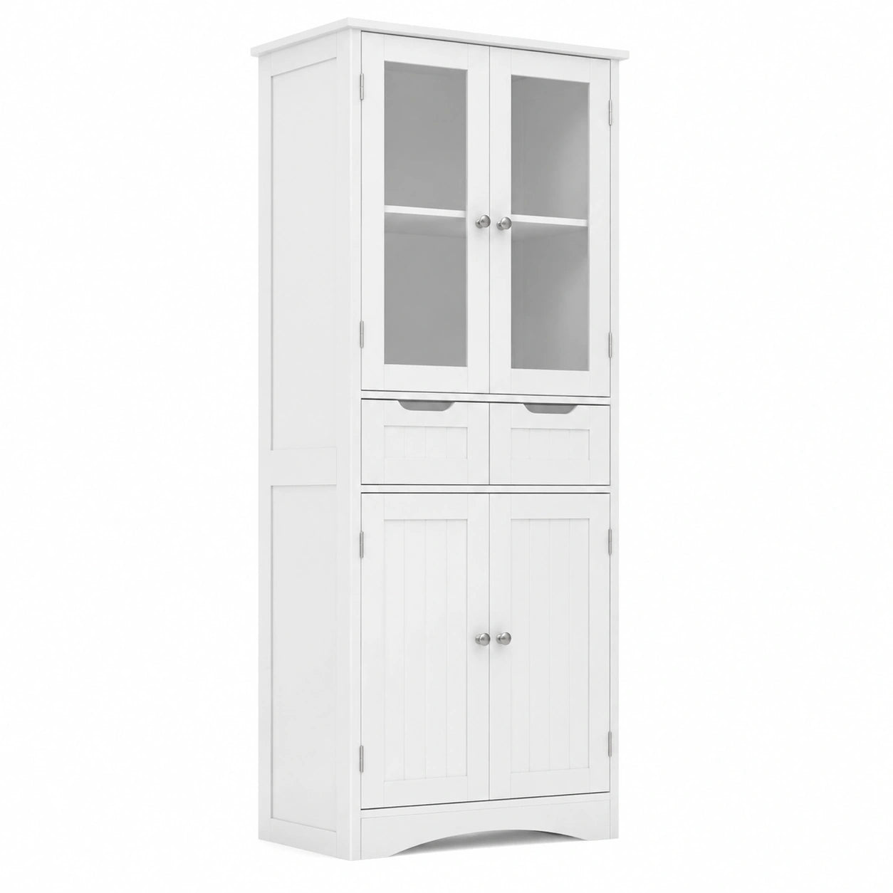 Armoire, avec rangement, avec tiroirs, avec portes, 60 x 30 x 170 cm, coloris blanc, pour la chambre