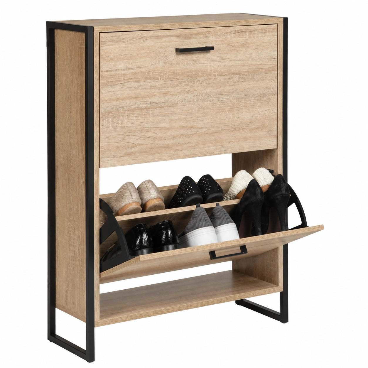 Meuble à chaussures, avec portes, pour l’entrée ou le couloir